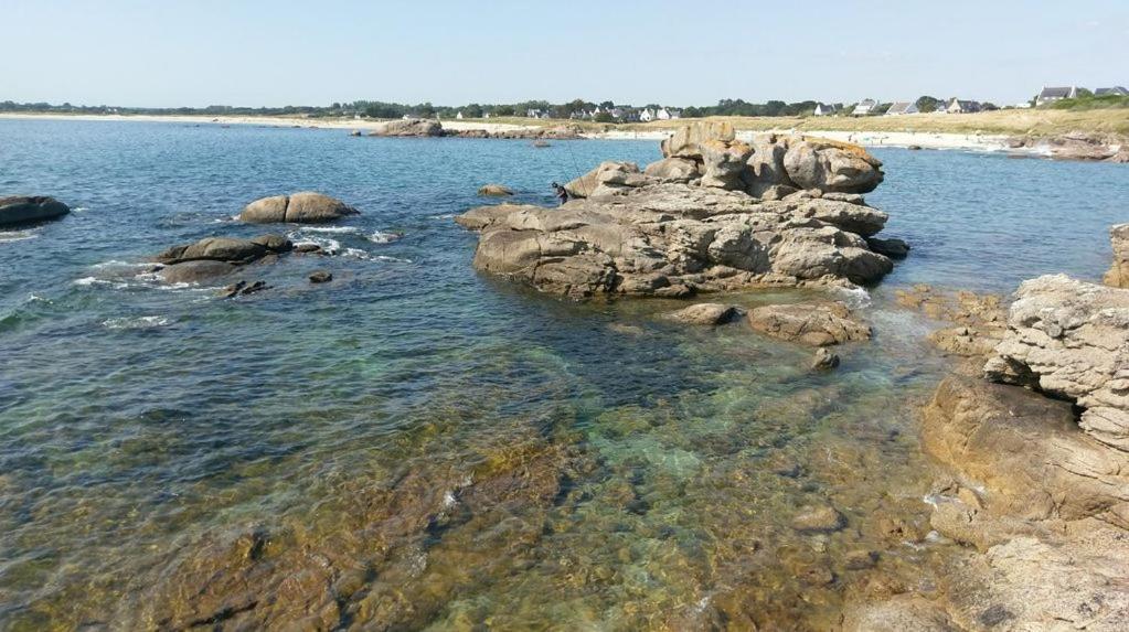 À moins de 100 mètres de la mer a la pointe de Trevignon Trégunc Extérieur photo